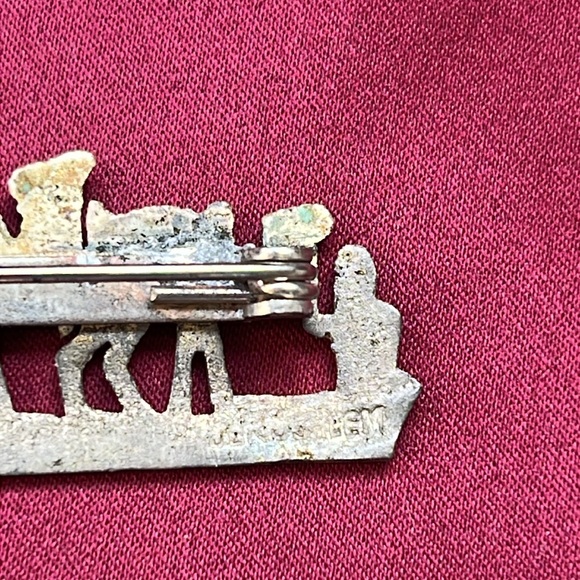 Vintage Silver Camel Caravan Brooch - Picture 7 of 16